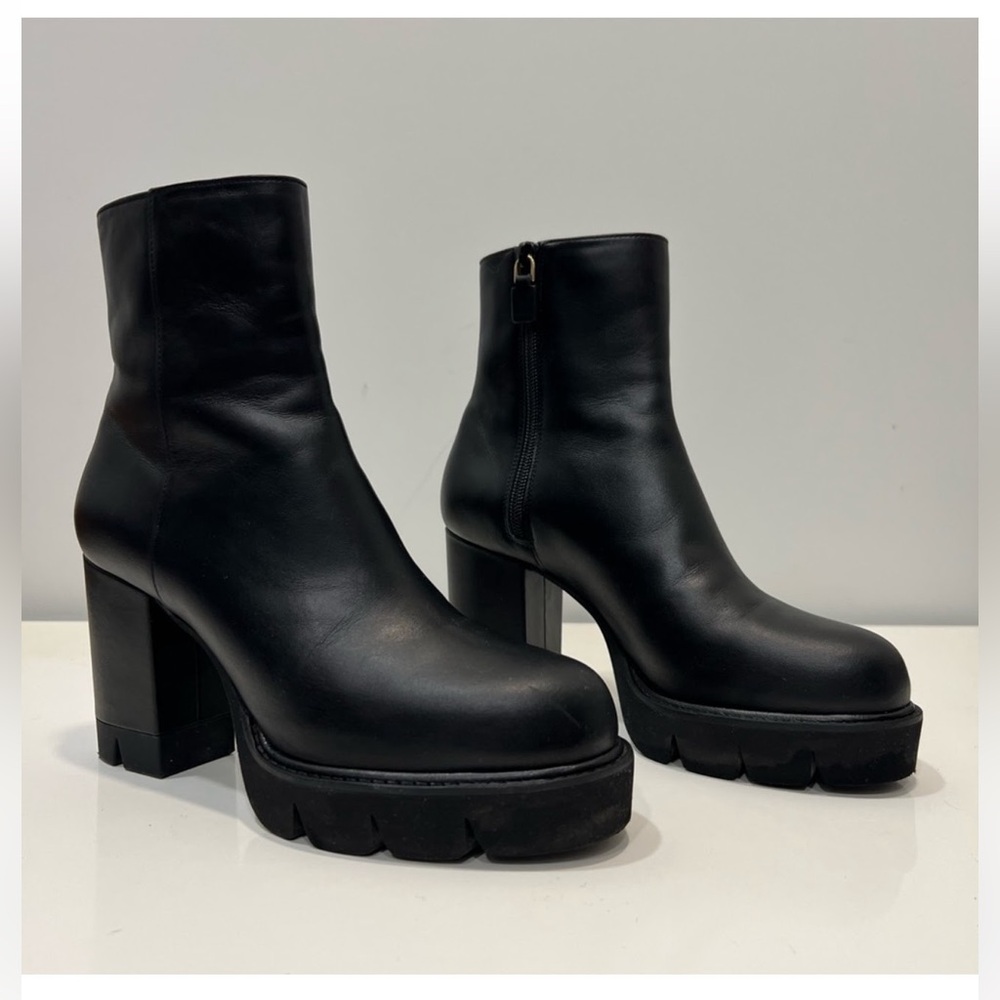Stuart Weitzman Womens‎ Ande Black Ankle Boots Shoes